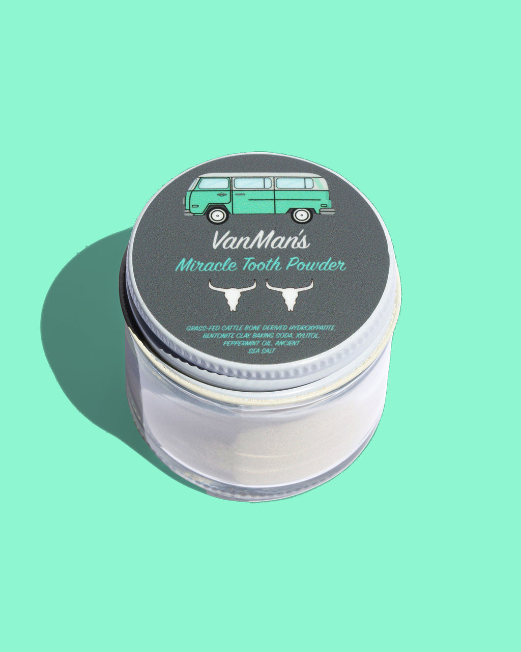 VanMan Miracle Tooth Powder Mint-Bone