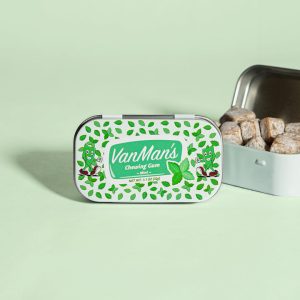 VanMan Remineralizing Chewing Gum Mint tin